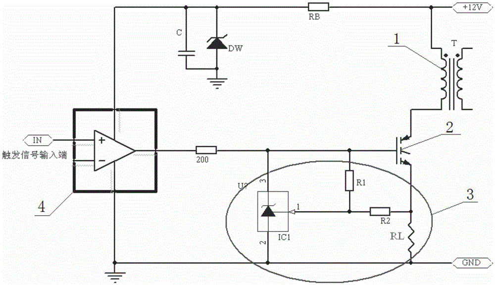 A constant current control circuit for an automobile ignition module