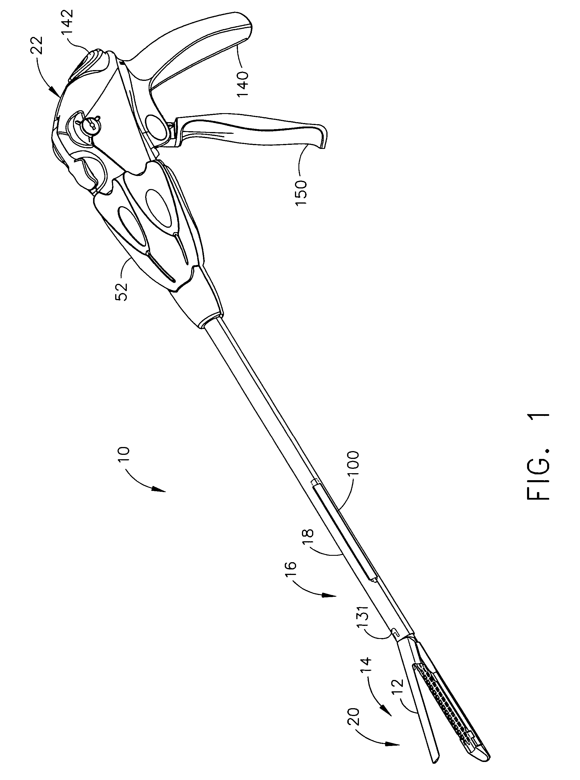 Surgical instrument having fluid actuated opposing jaws