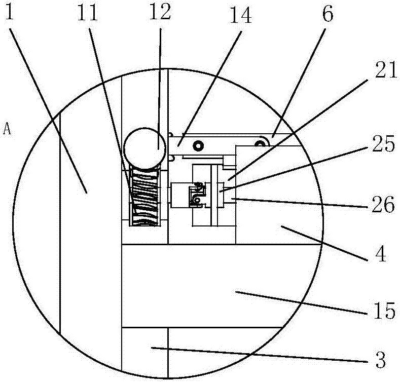 Vertically-sliding efficient self-cleaning blackboard