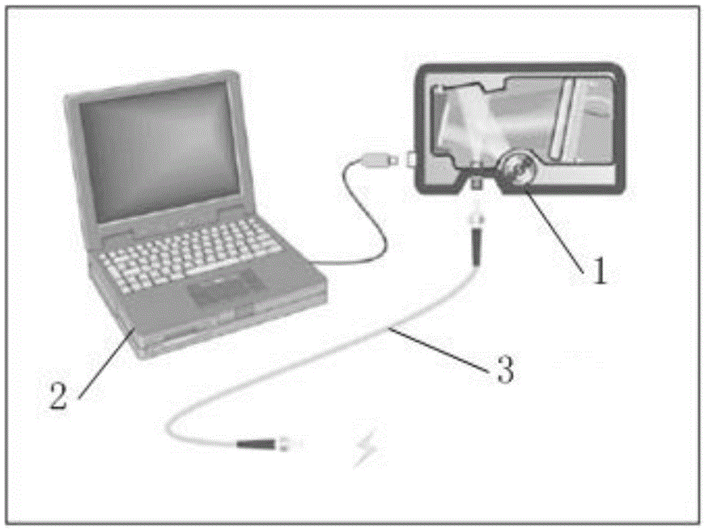 Detection method for radio-frequency fuel oil harm