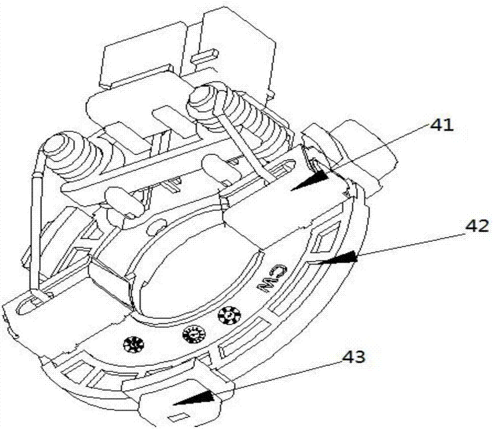 Motor brush frame and motor using same