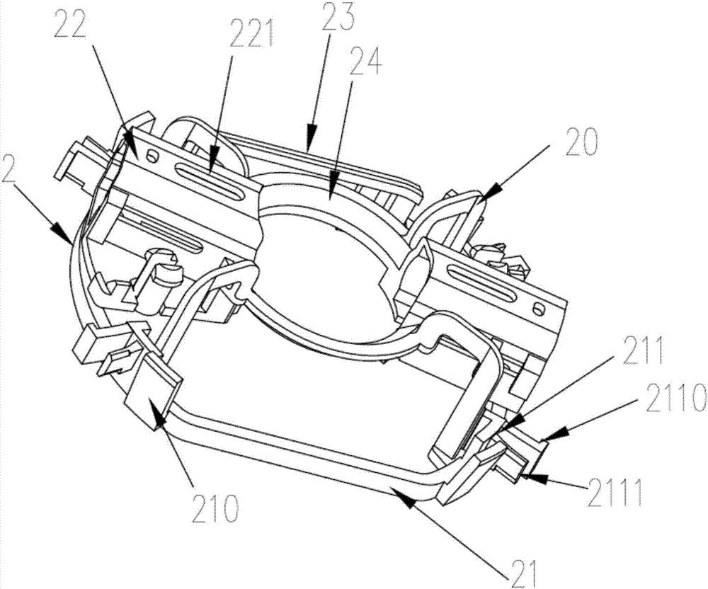 Motor brush frame and motor using same