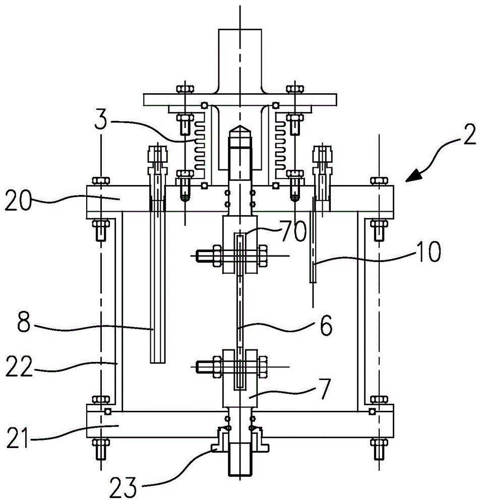 Corrosion fatigue test apparatus in wet hydrogen sulfide environment, and test method thereof