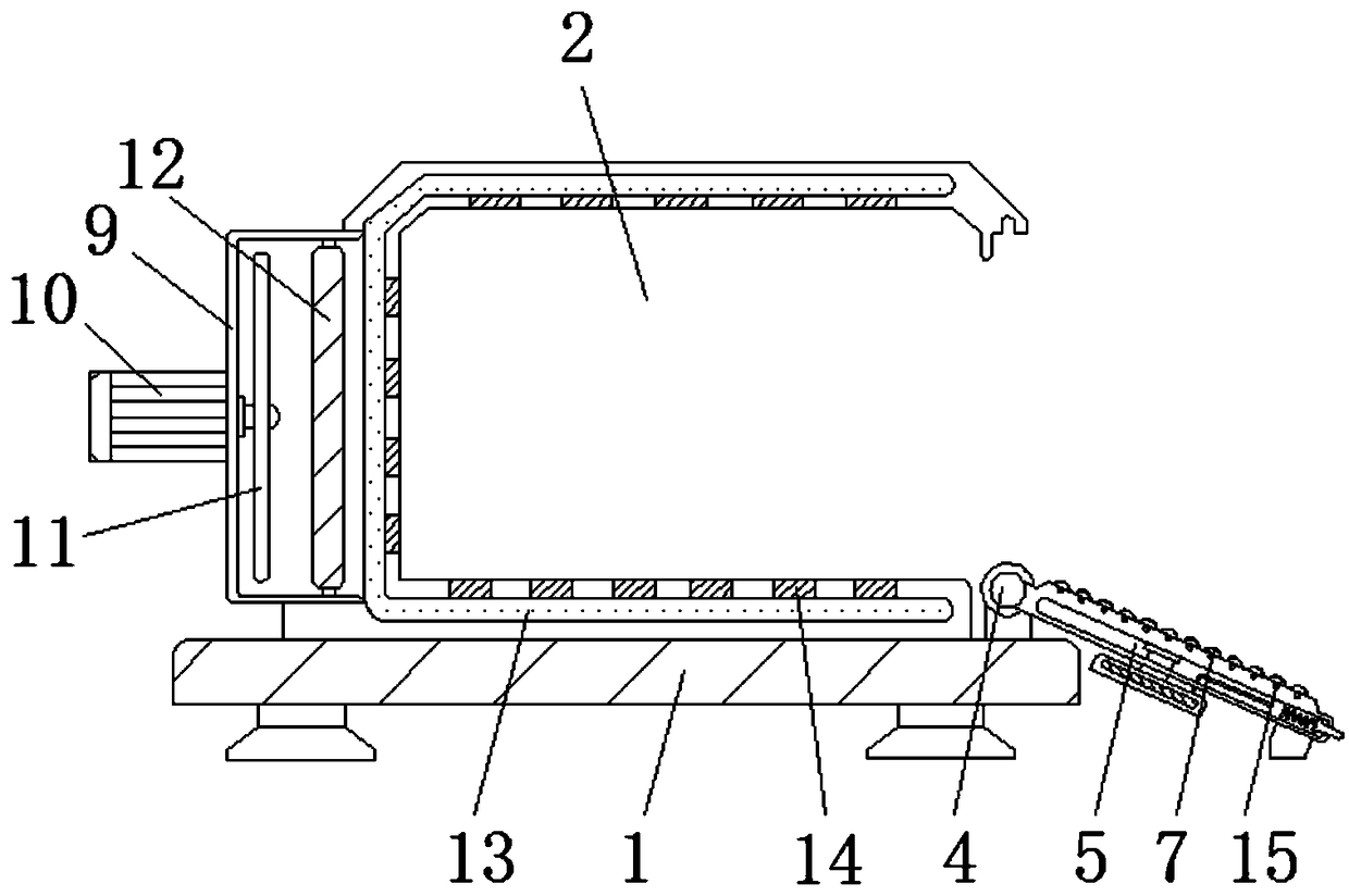 Automobile plate component injection mold cooling device