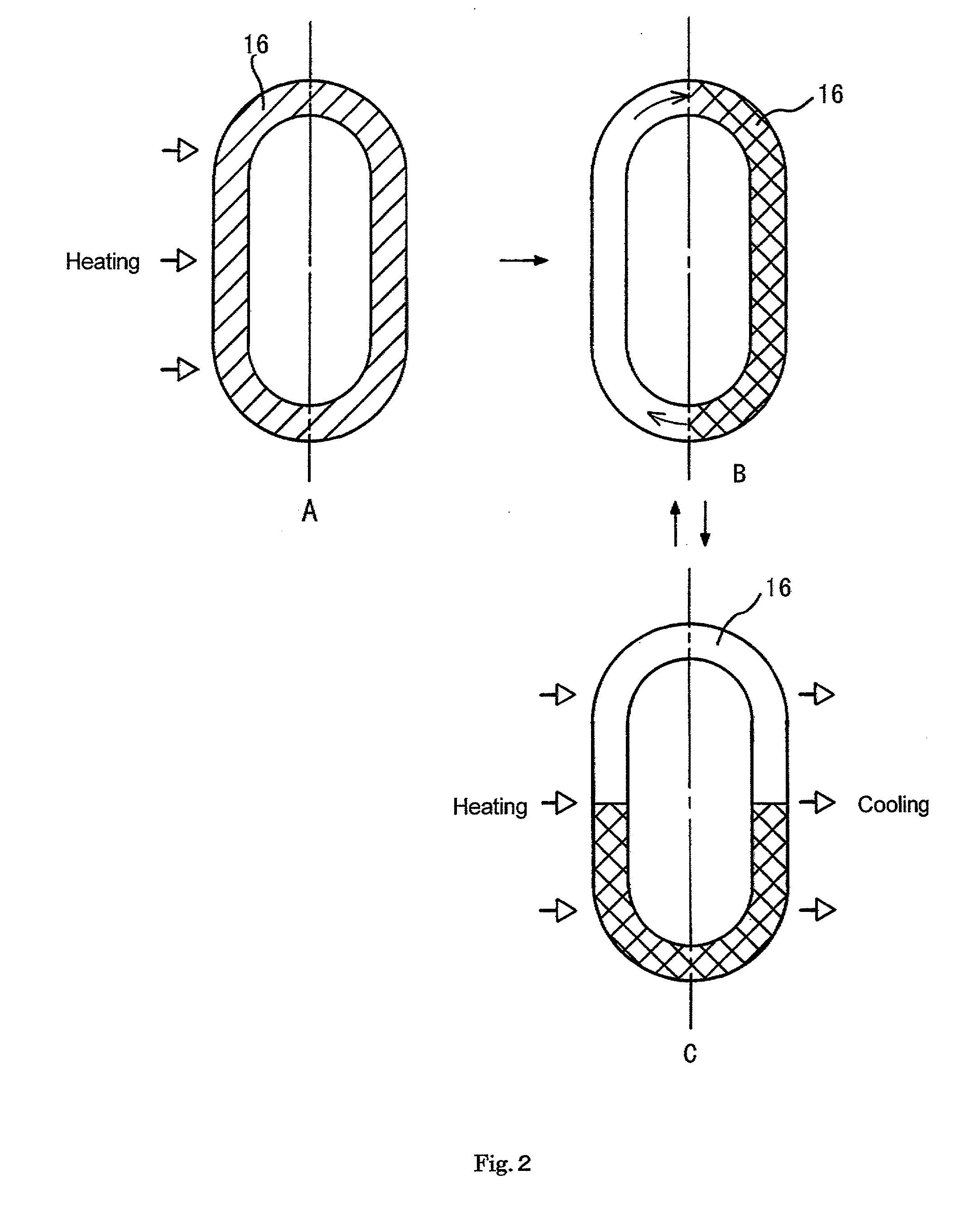 Method for extracting water from air, and device therefor