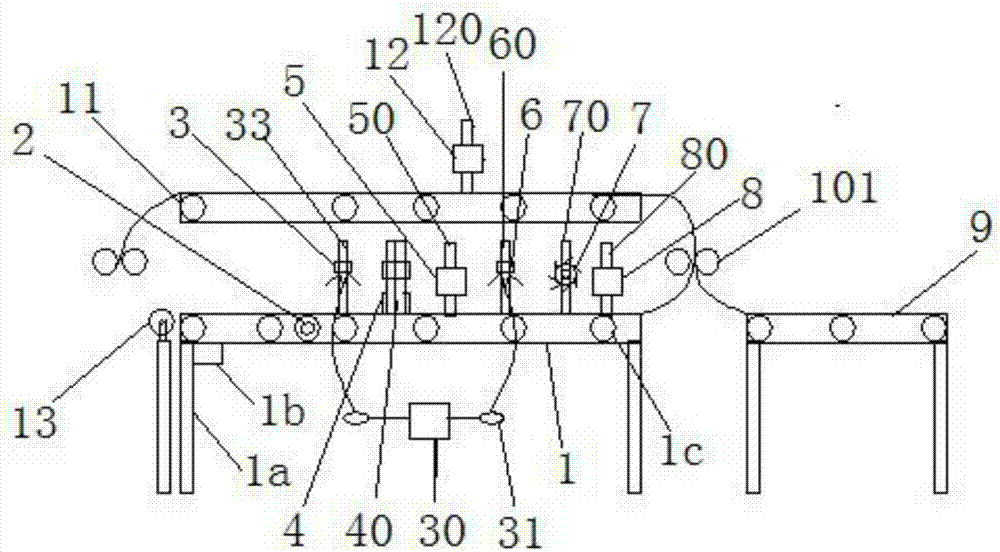 Bonding apparatus of multiple layers of corrugated paper boards