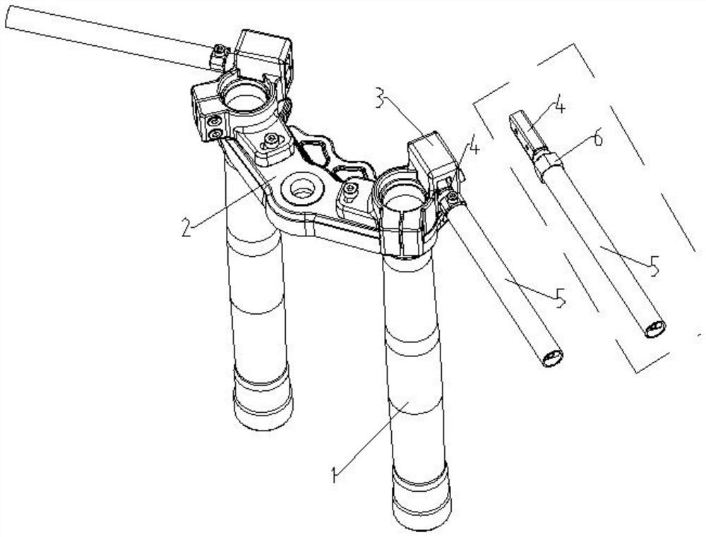 Adjustable handle assembly and motorcycle