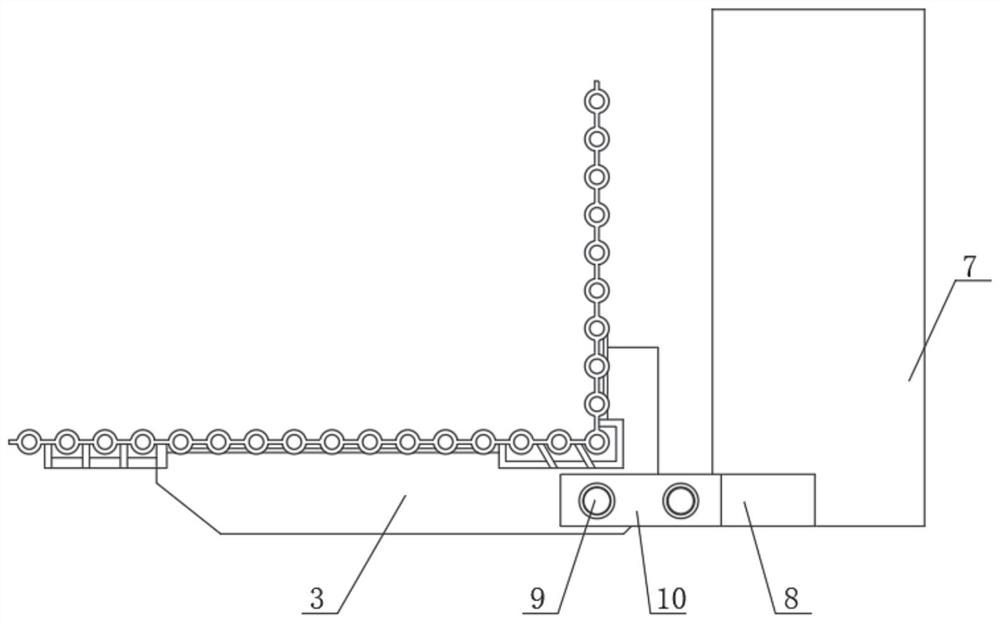 Rigid beam connecting device for preventing failures of corners of water-cooled wall of tower type supercritical boiler