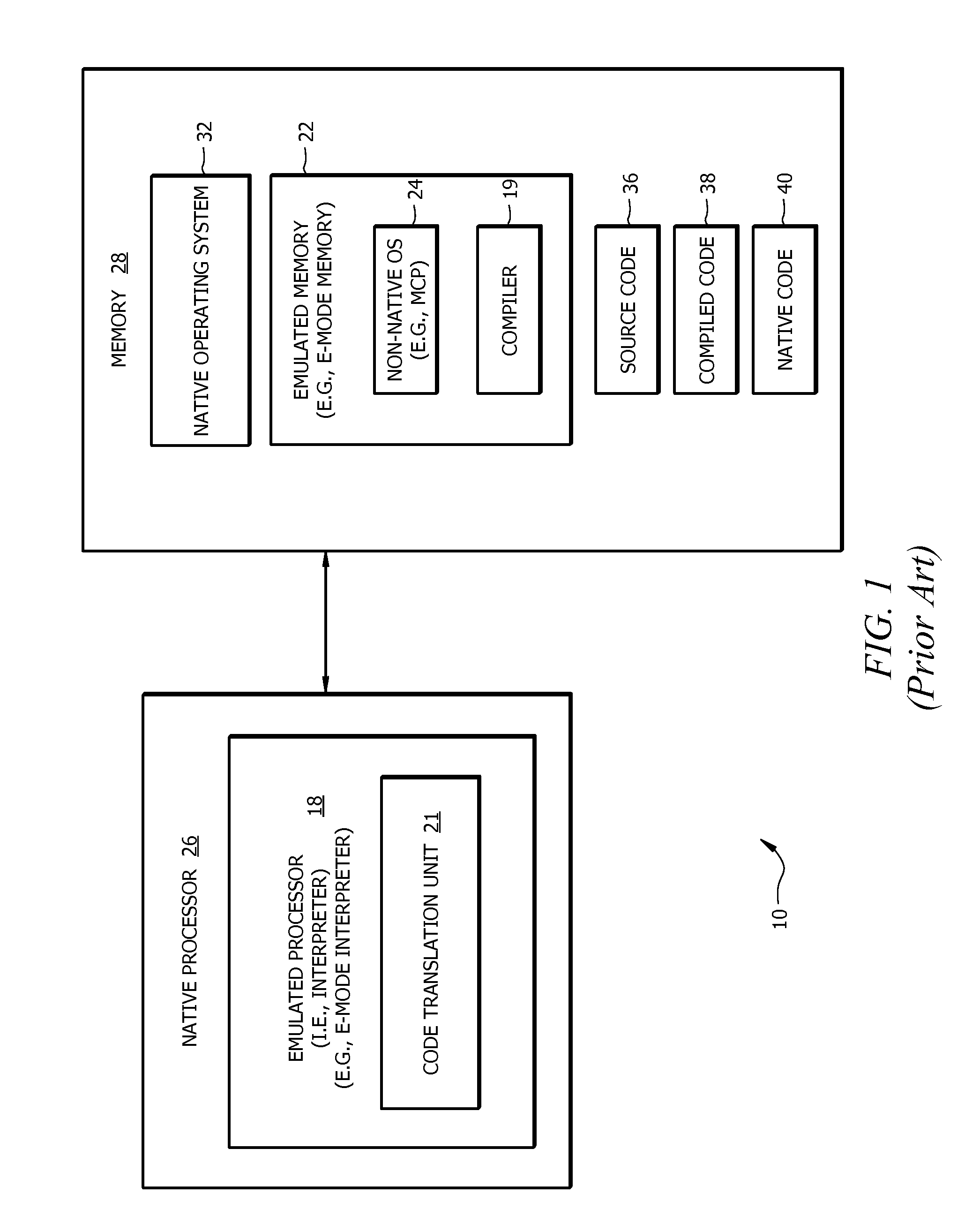 Multi-modal compiling apparatus and method for generating a hybrid codefile