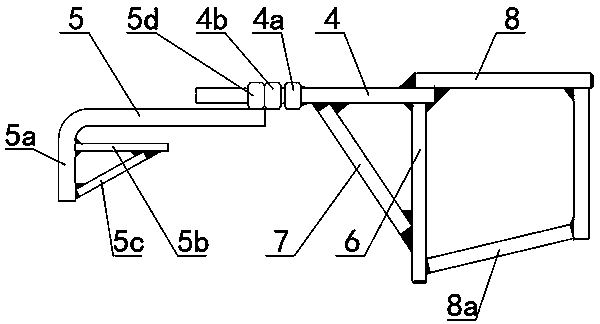 Auxiliary fixture for drilling for automobile chassis beam