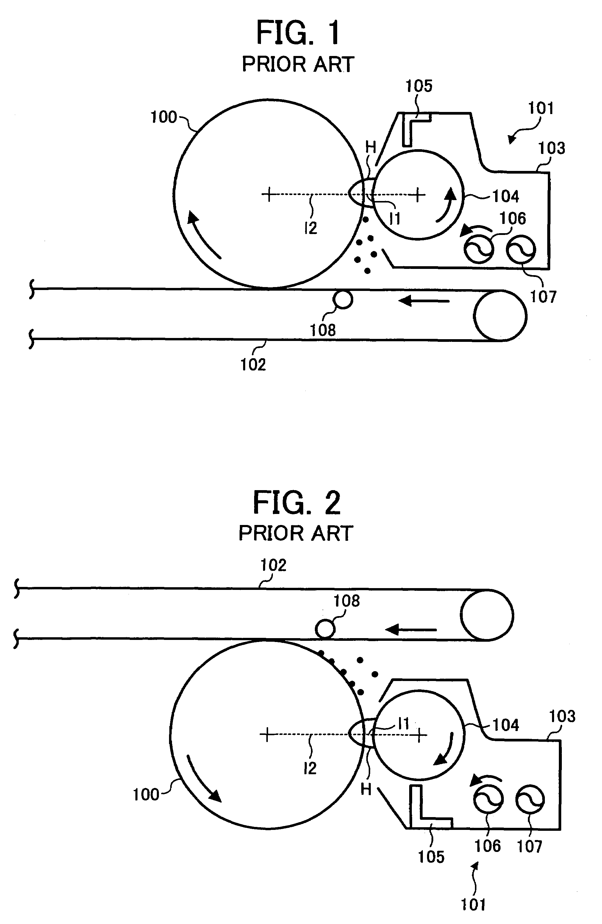 Image forming apparatus including a magnetic brush developing system using a two-component developer comprising toner and carrier