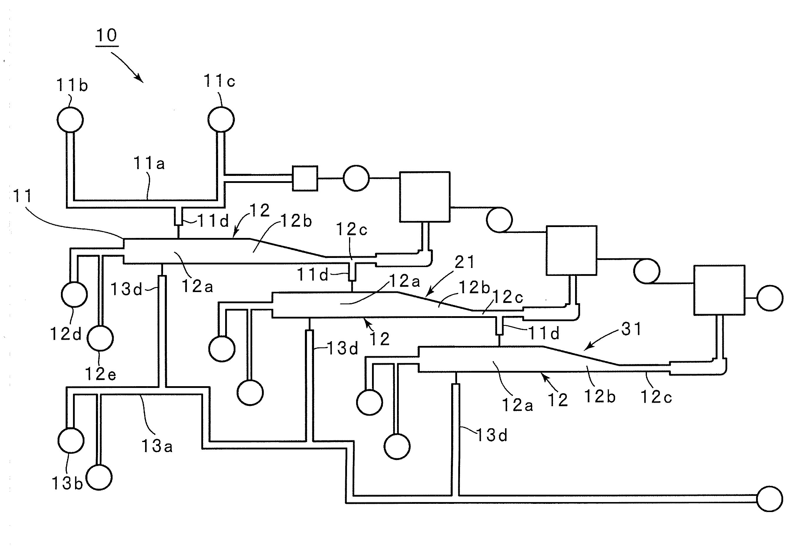 Micro fluid device and trace liquid diluting method