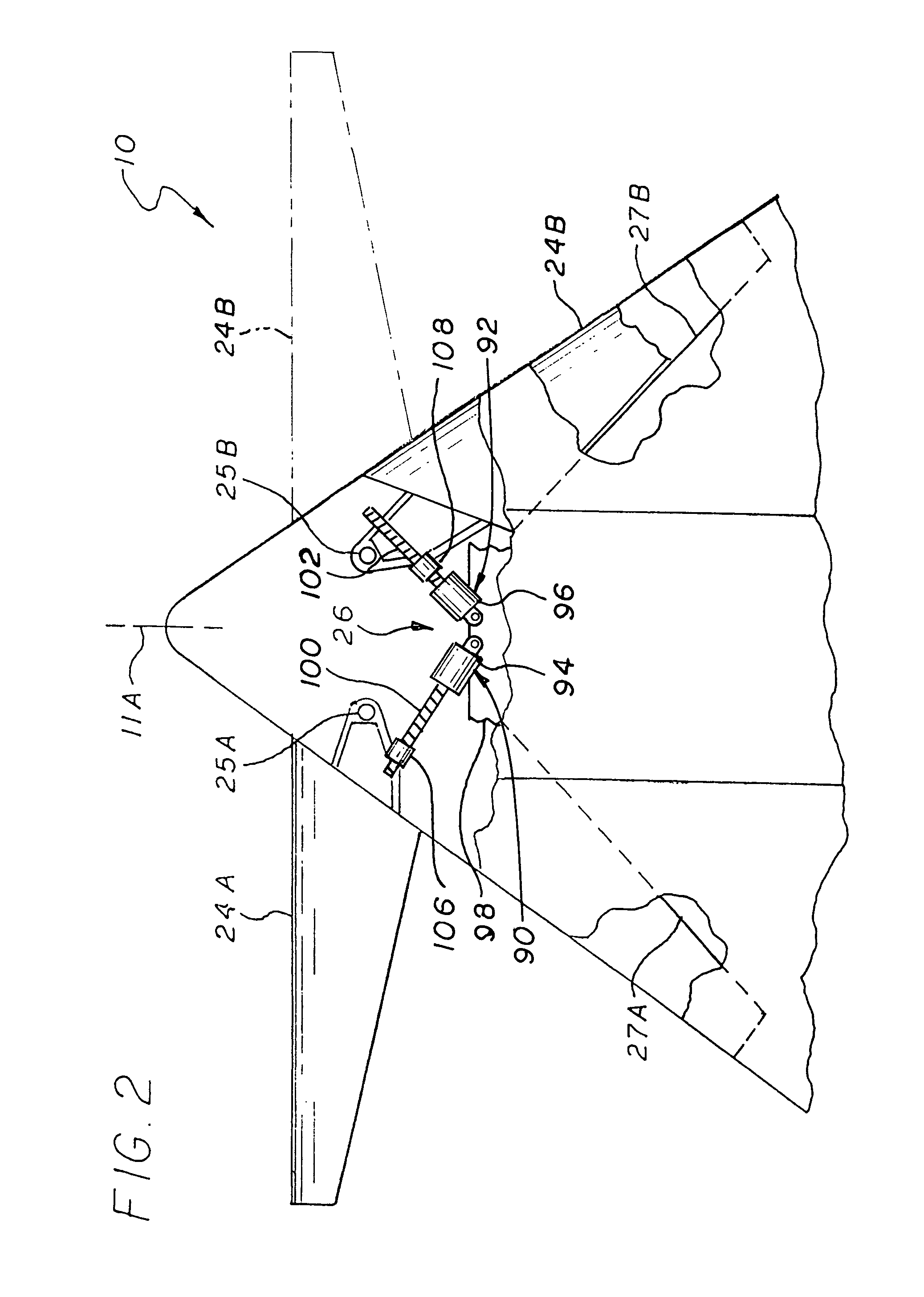 Flying wing aircraft