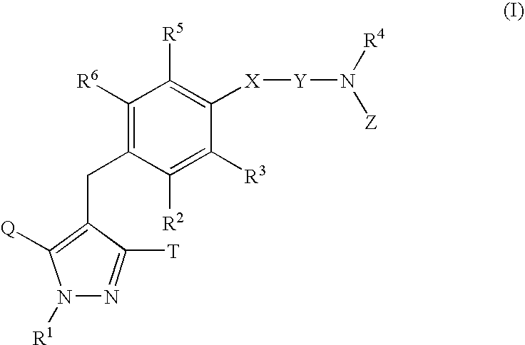 Pyrazole derivatives, medicinal composition containing the same, medicinal use thereof, and intermediate for production thereof