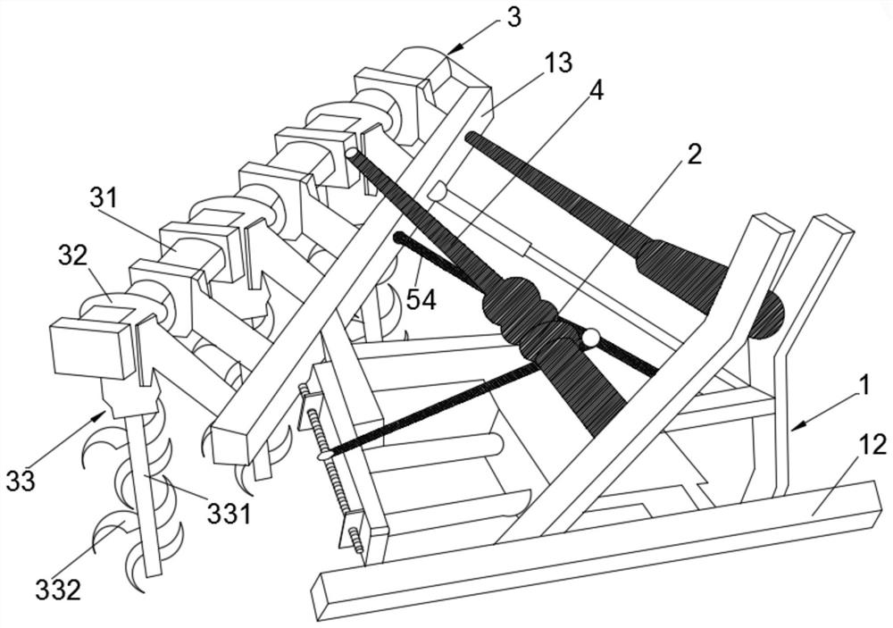 Rotary tillage device of rotary cultivator