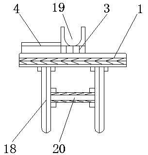 Stable safety device for locating and cutting for steel bar production