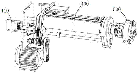 Kinetic energy input device of multi-shaft numerical control machine tool