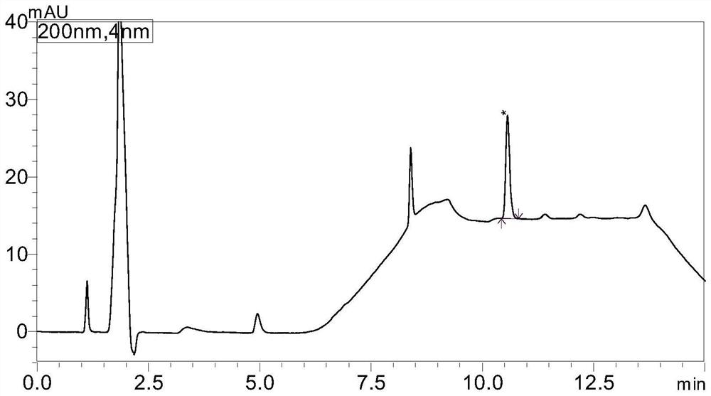 High performance liquid chromatography detection method for 9,9-bis(4-amino-3-chlorphenyl)fluorene in polyimide film