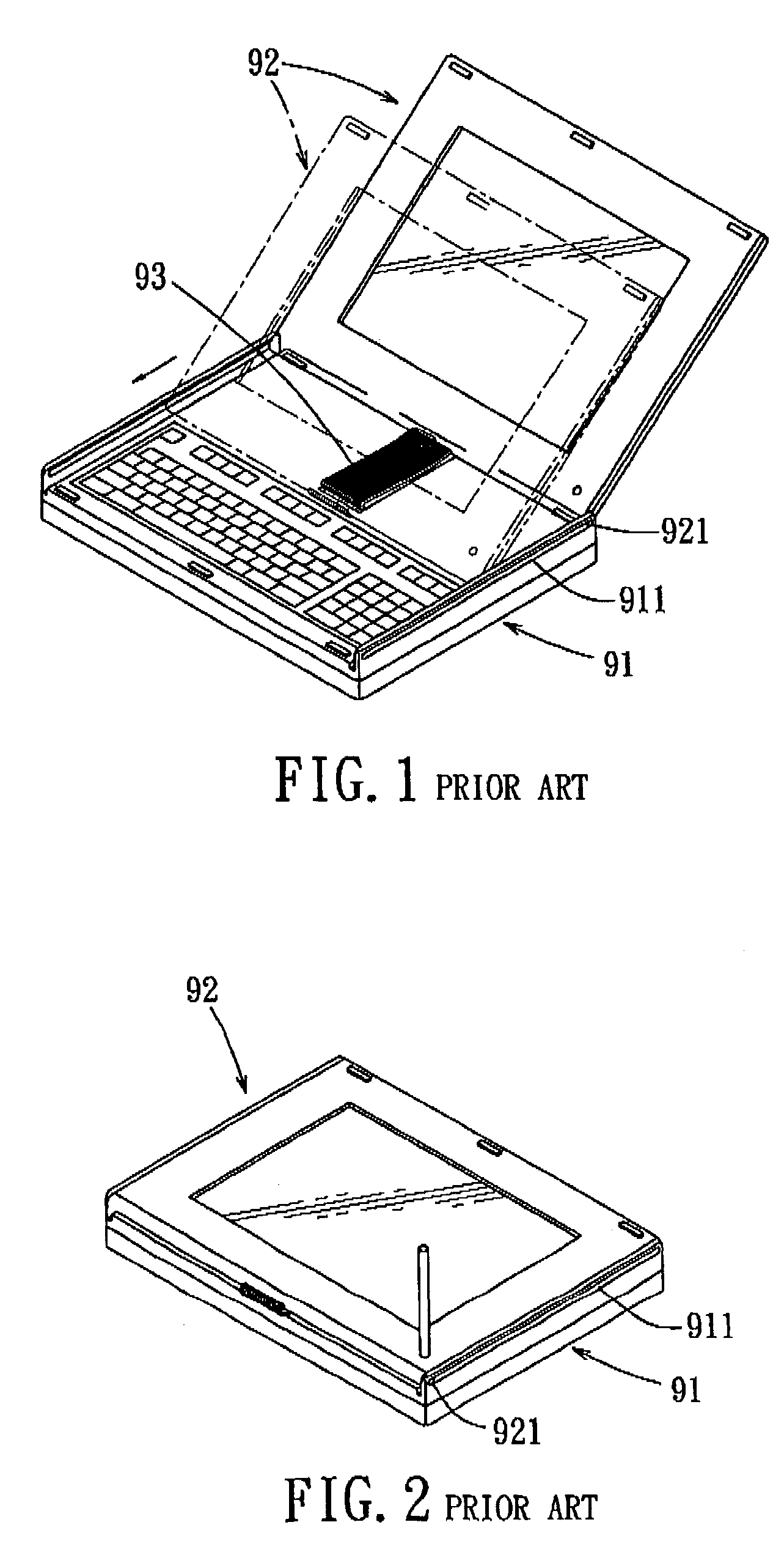 Portable electronic device with a hinge mechanism