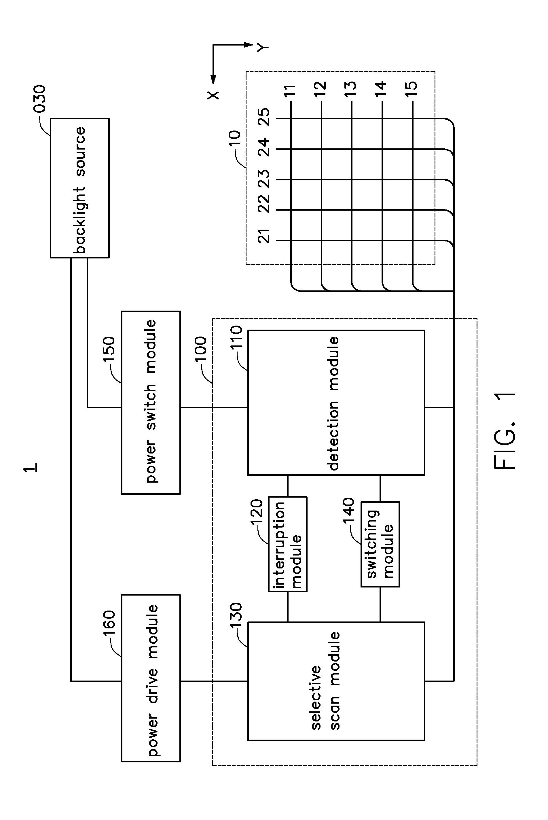 Driving circuit and method for driving touch display