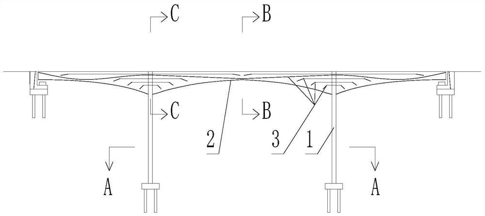 Prefabricated assembled UHPC-corrugated steel web combined box girder bridge and construction method
