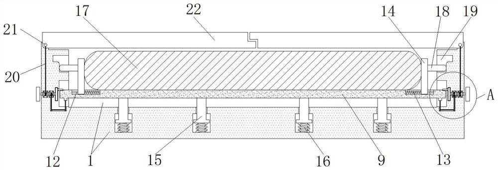 Positioning device for visual big data terminal system