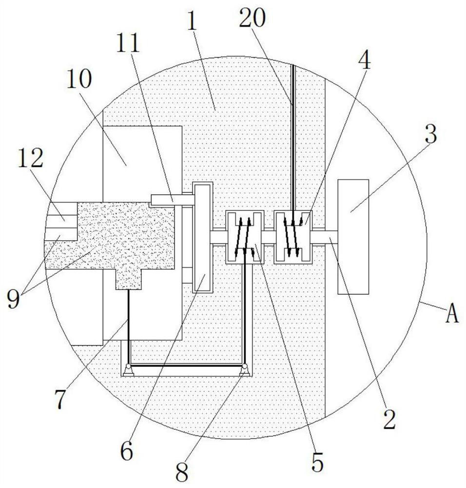 Positioning device for visual big data terminal system