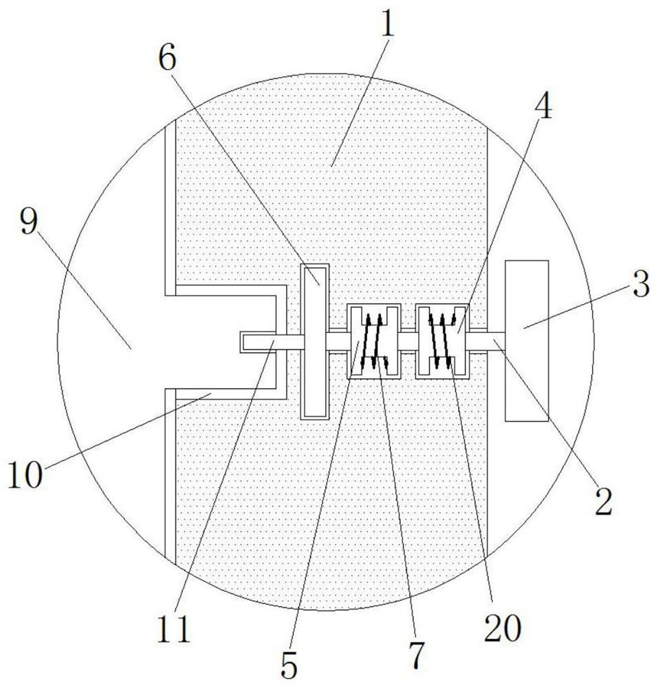 Positioning device for visual big data terminal system