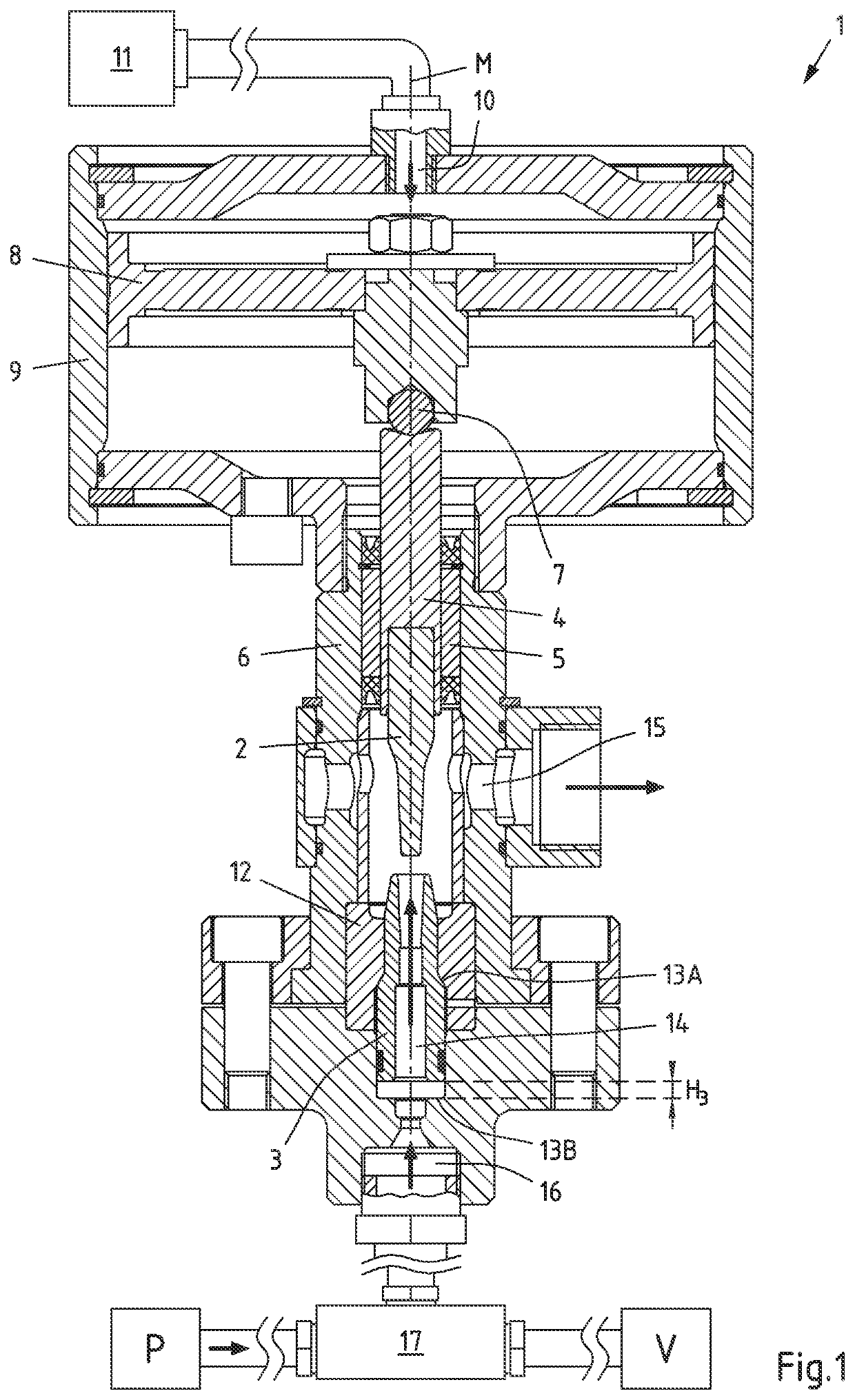 Device for regulating the pressure of fluids