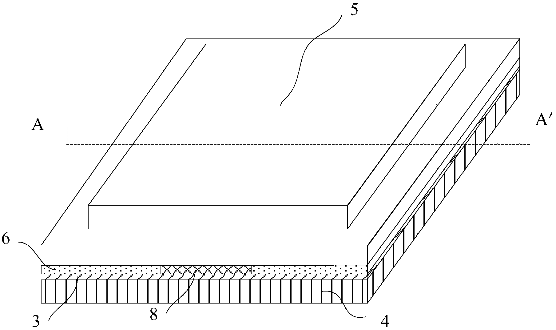 Electronic component packaging structure and electronic device