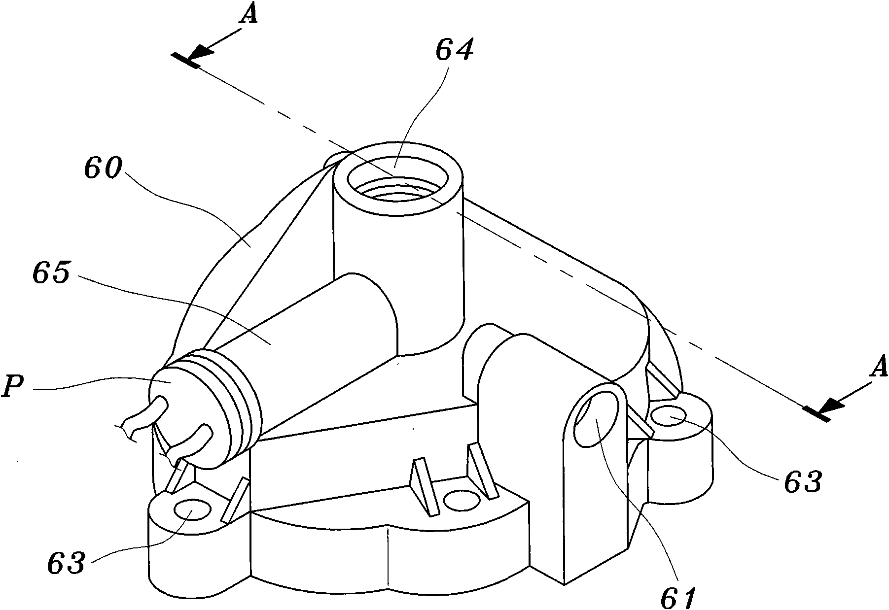 Air-exhaust decompression-preventing diaphragm type booster pump for spraying