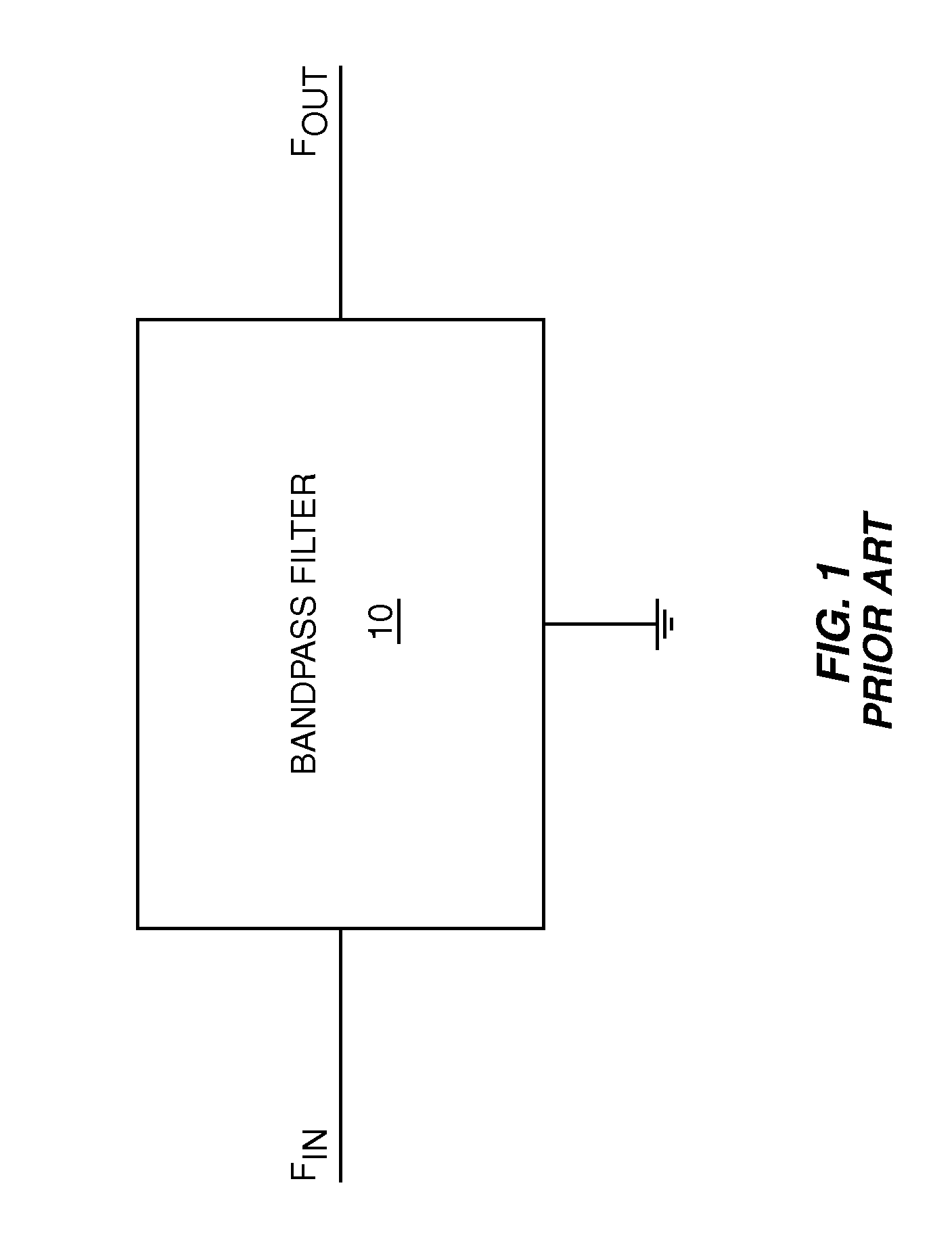 Radio frequency filter using intermediate frequency impedance translation