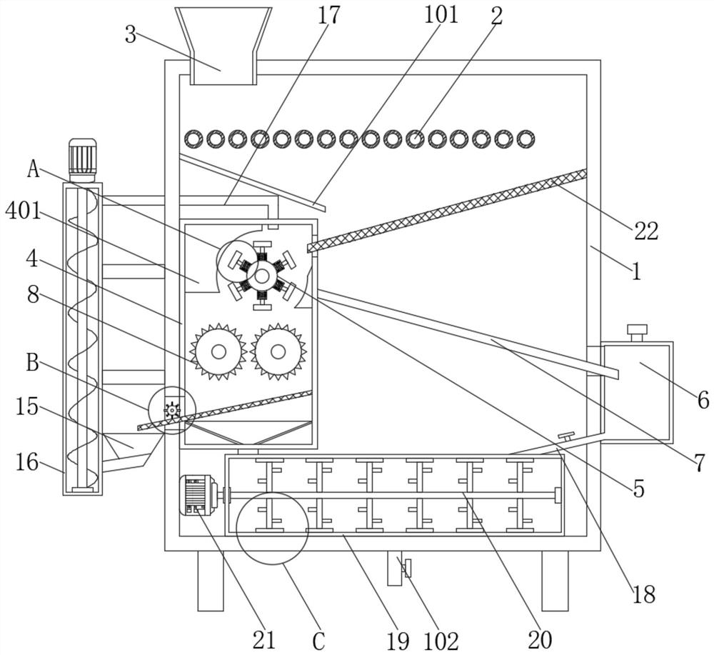 Equipment and garden soil manufacturing process for recycling construction waste into garden soil