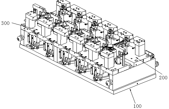 Fixture for machining holes in large and small ends of automotive engine connecting rod