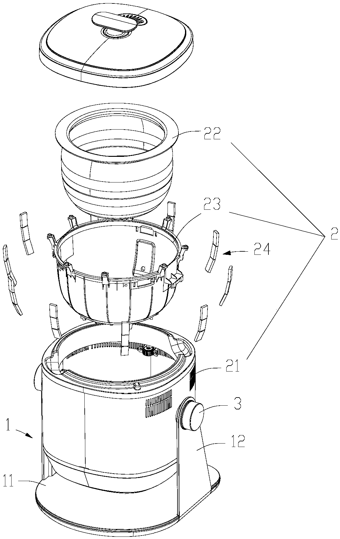 Control method for roller type cooking machine and roller type cooking machine