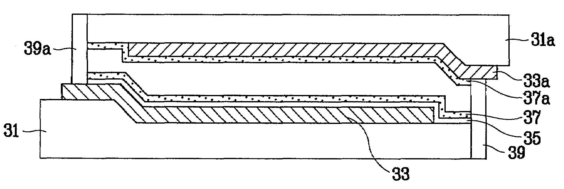 Flat luminescent lamp and method for manufacturing the same