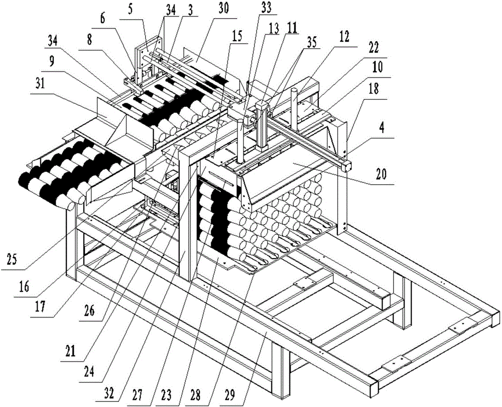 Cylindrical article stacking device