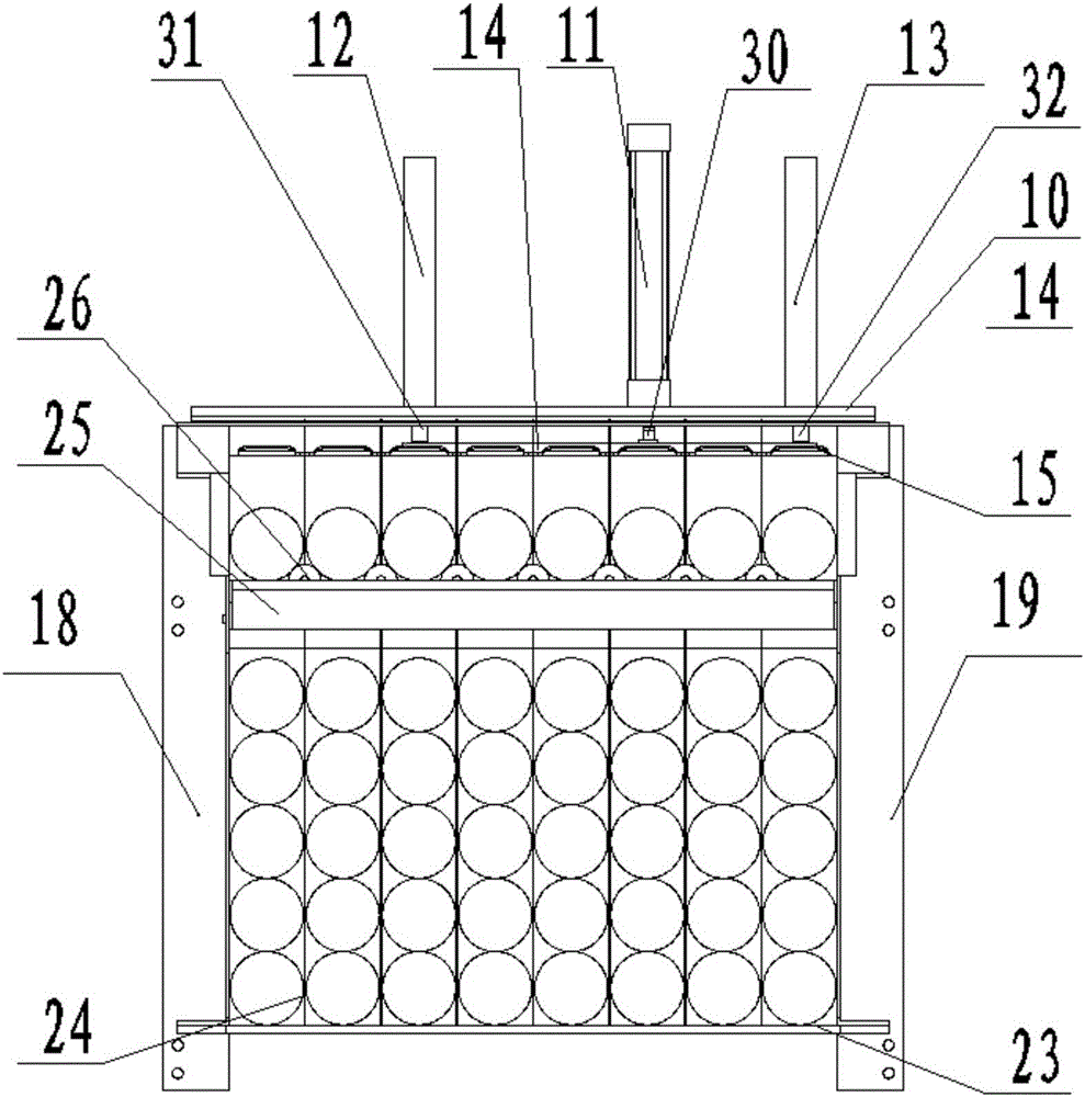 Cylindrical article stacking device