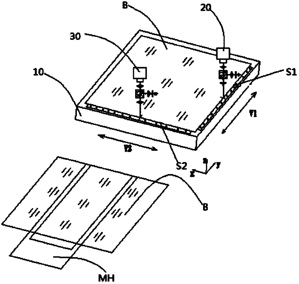 Pre-alignment device and method of square substrates