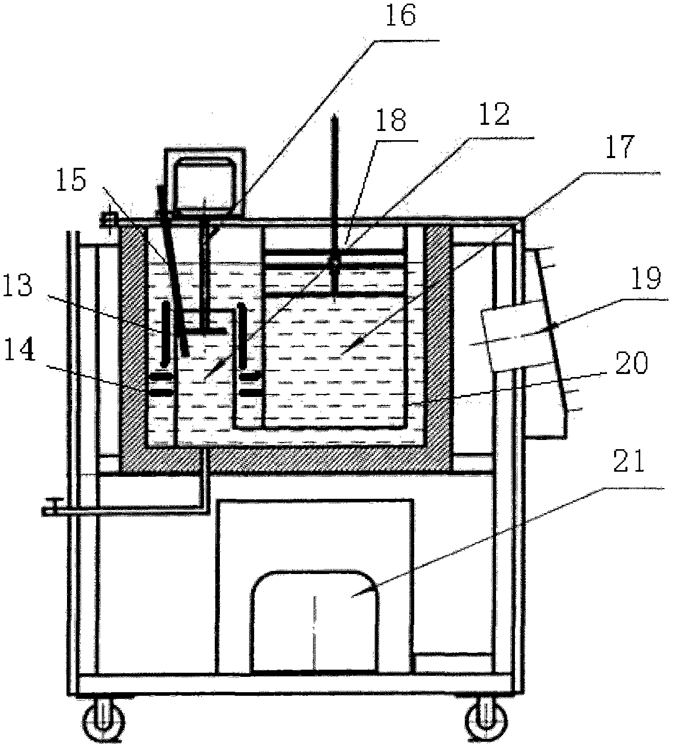 Thermostatic bath for verifying temperature sensor paired with calorimeter