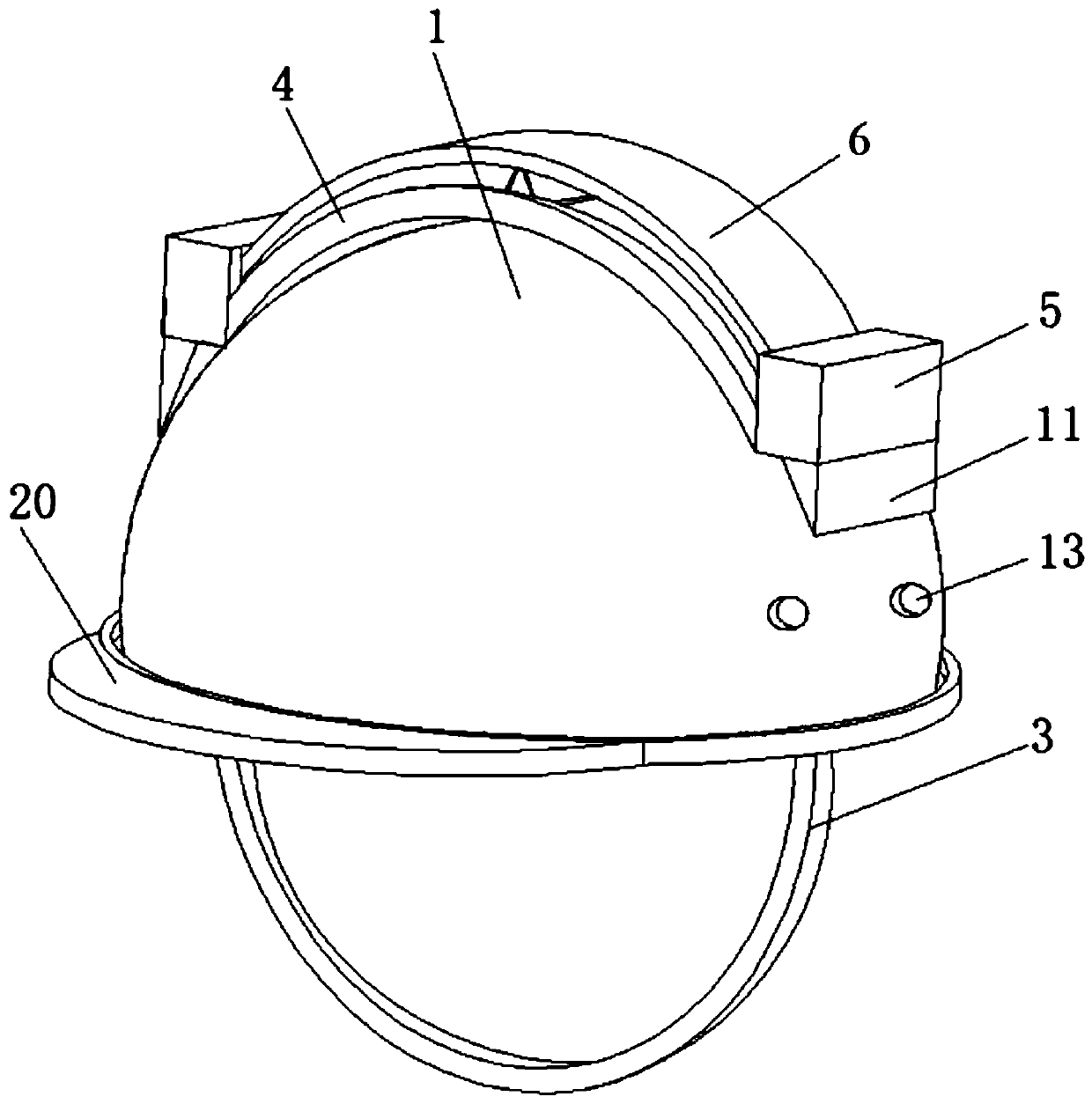 Safety helmet and production method