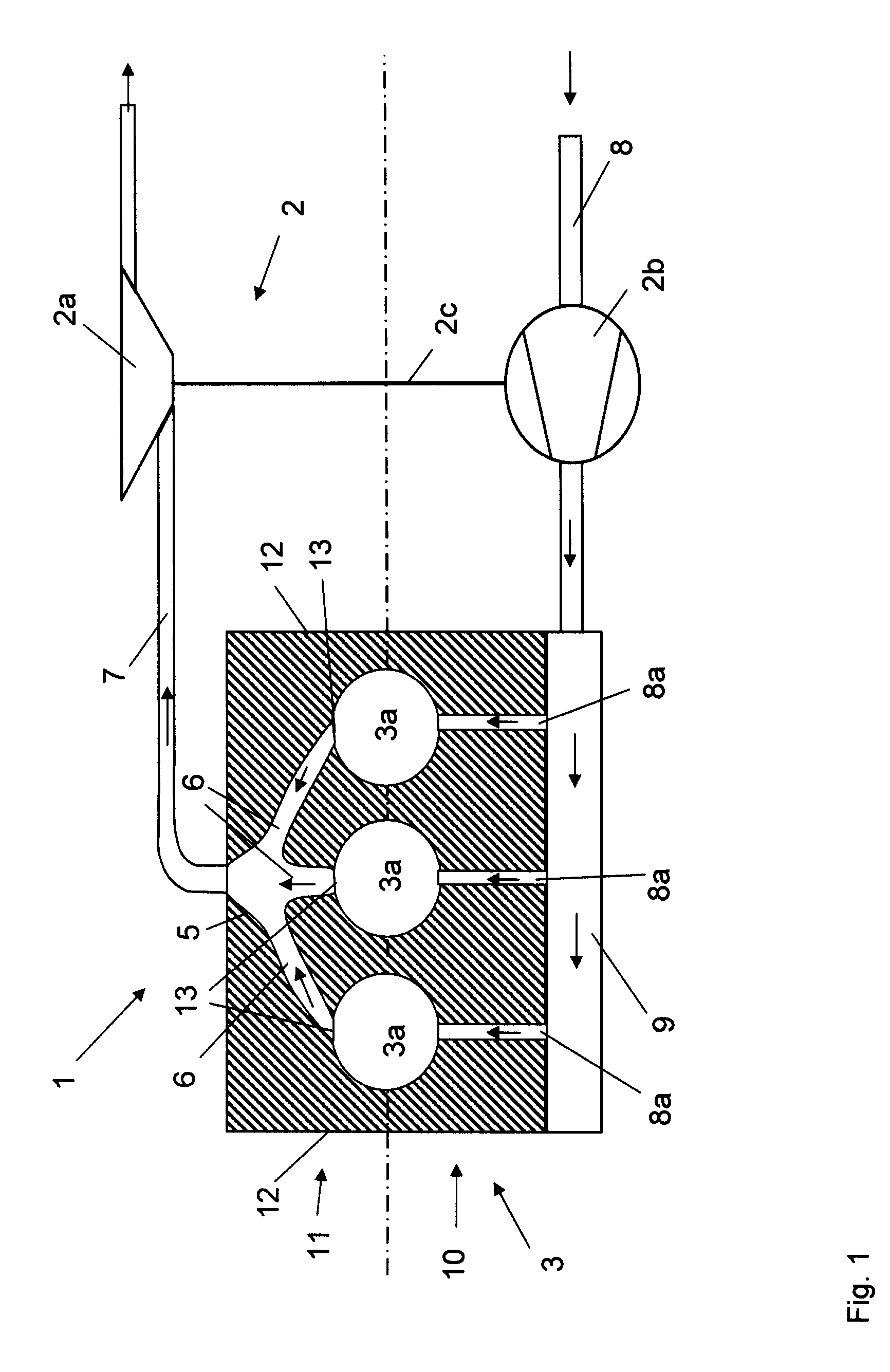 Internal combustion engine with exhaust-gas turbocharging