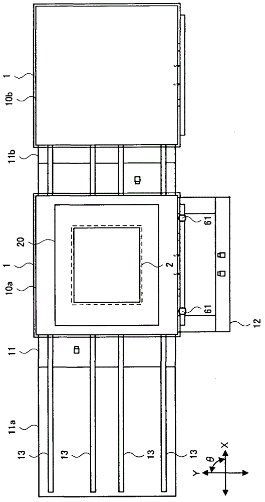 Approximate exposure device, method for positioning substrate of approximate exposure device, and method for manufacturing substrate of display panel