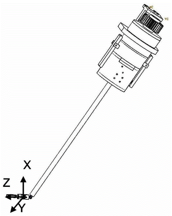 Six-dimensional force sensor for minimally invasive surgical robot