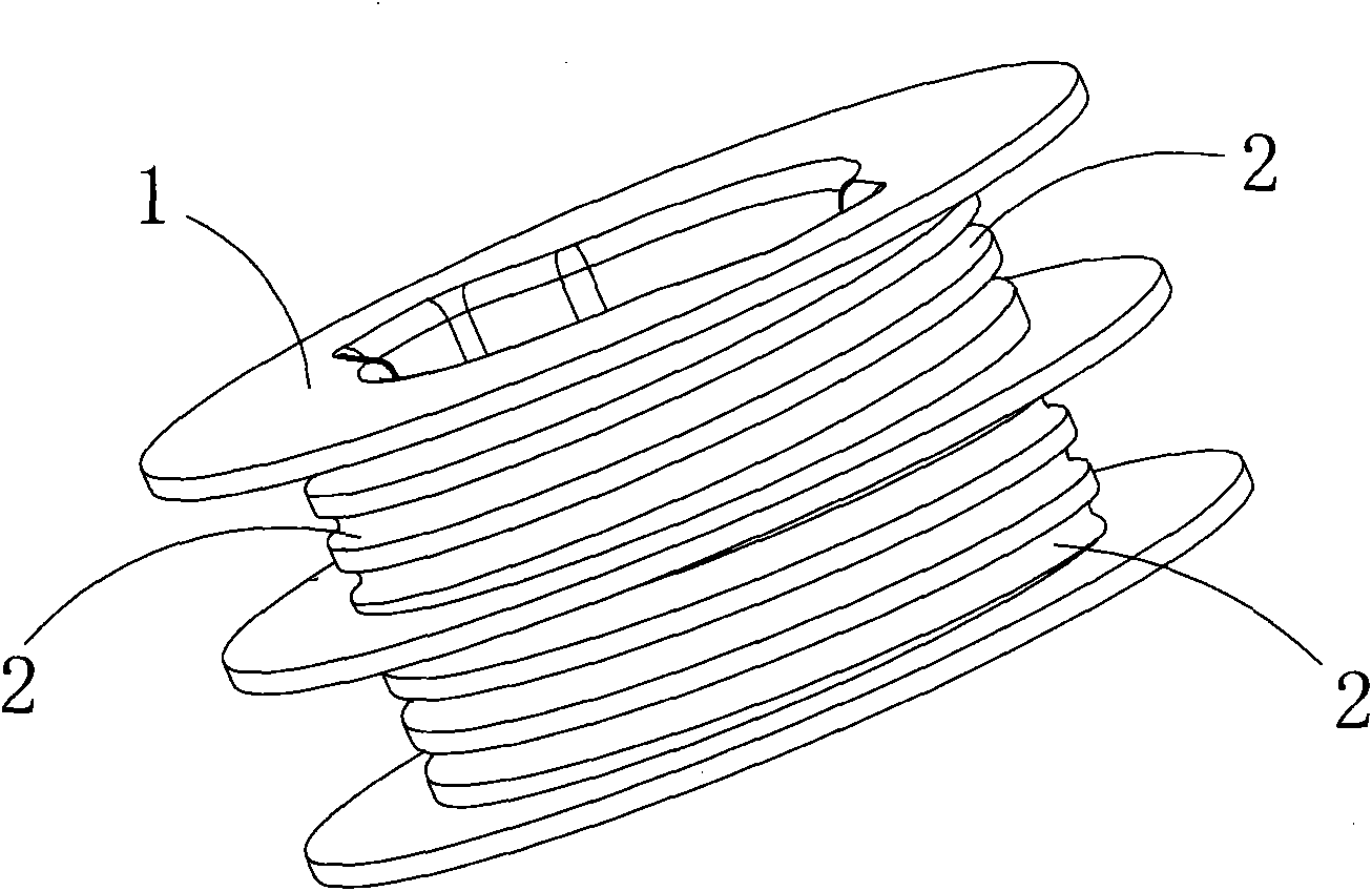 Improvement on grass-mowing head kinking structure