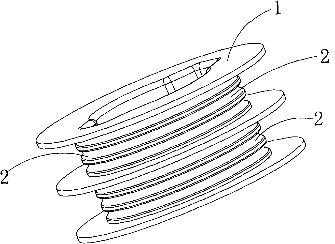 Improvement on grass-mowing head kinking structure