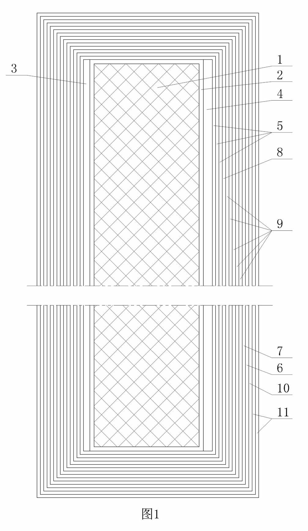 Building inner and outer wall decorating plate and manufacturing method thereof