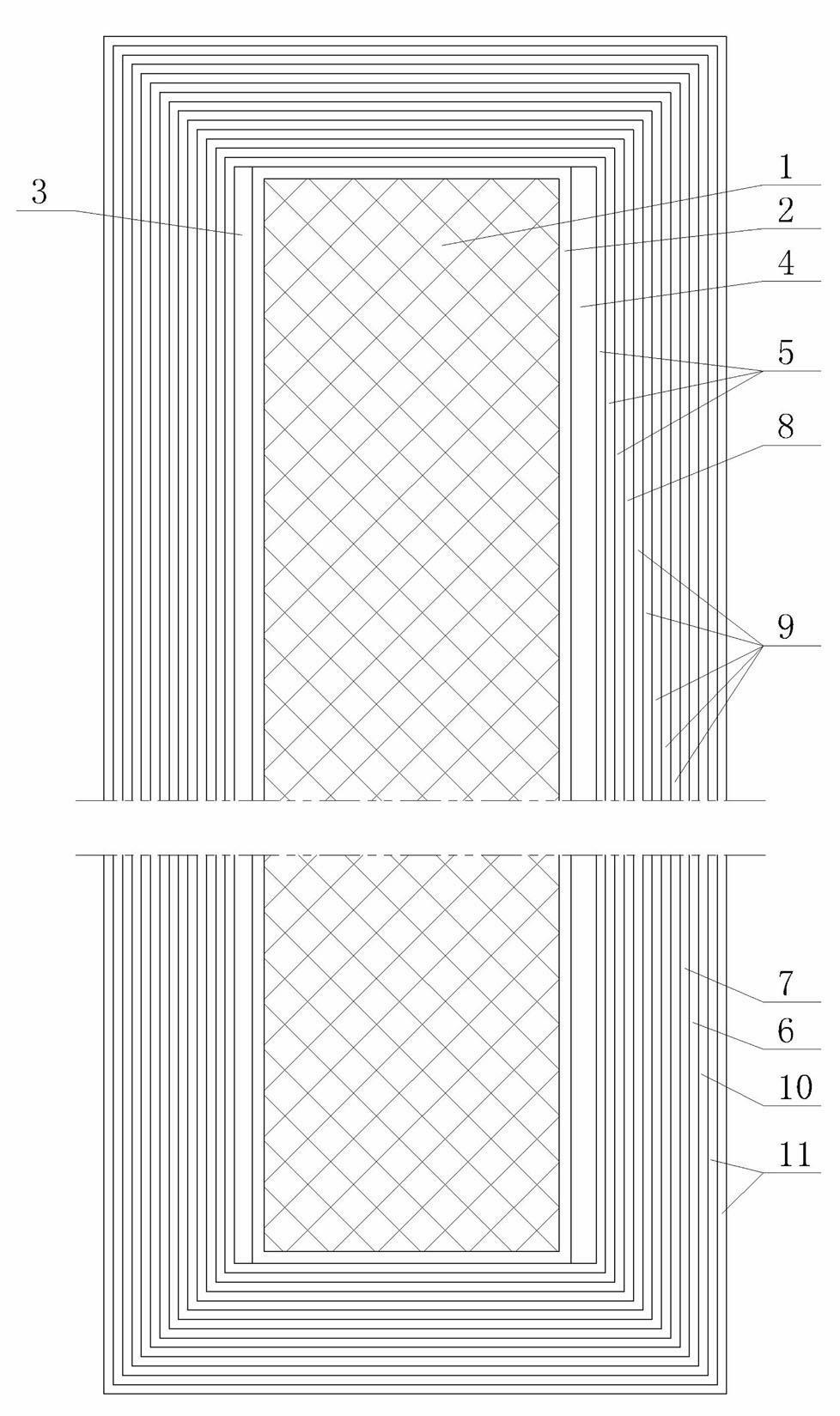 Building inner and outer wall decorating plate and manufacturing method thereof