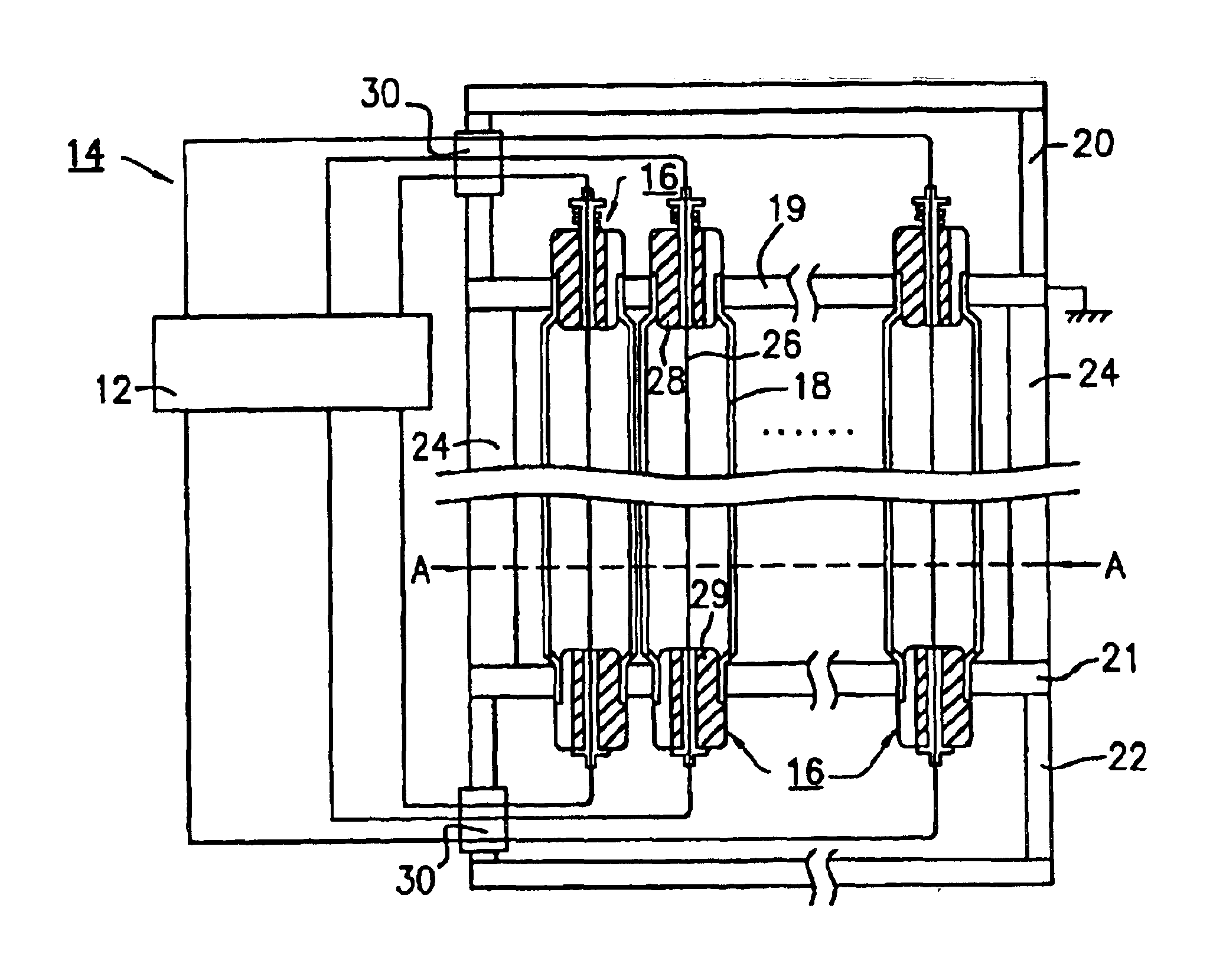 Ionizing radiation detector and method for manufacturing such a detector