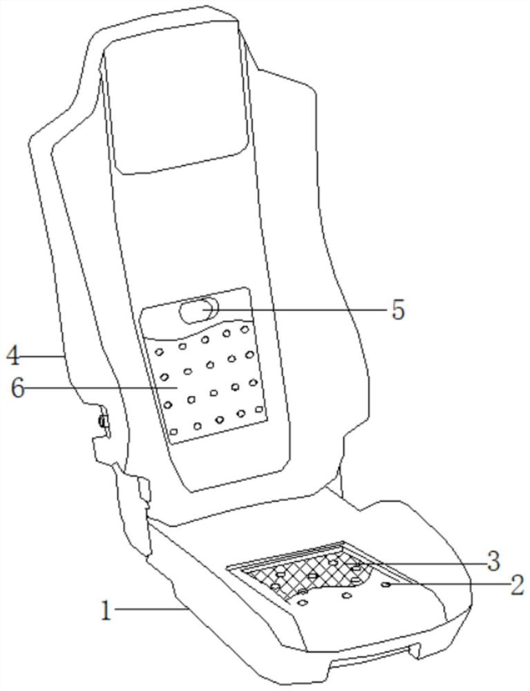 Seat ventilation and heating system